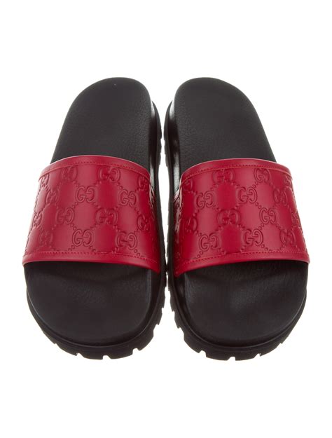 teenslippers gucci|gucci kids shoes.